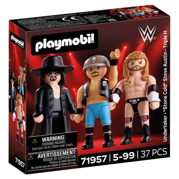 PLAYMOBIL WWE® ΤΡΕΙΣ ΠΑΛΑΙΣΤΕΣ ΤΗΣ ATTITUDE ERA