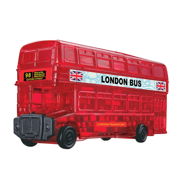 CRYSTAL PUZZLES 3D PUZZLE 53 Pcs LONDON BUS