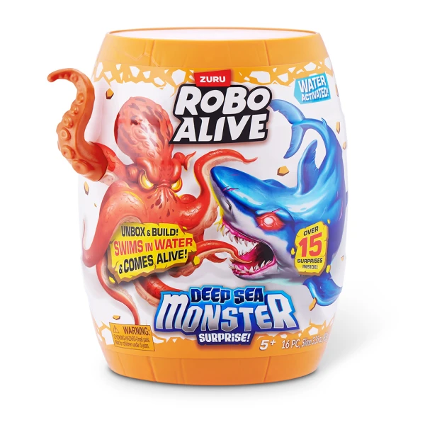 ZURU ROBO ALIVE ΒΑΡΕΛΑΚΙ DEEP SEA MONSTER ΧΤΑΠΟΔΙ