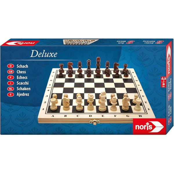DELUXE WOODEN CHESS IN BOX