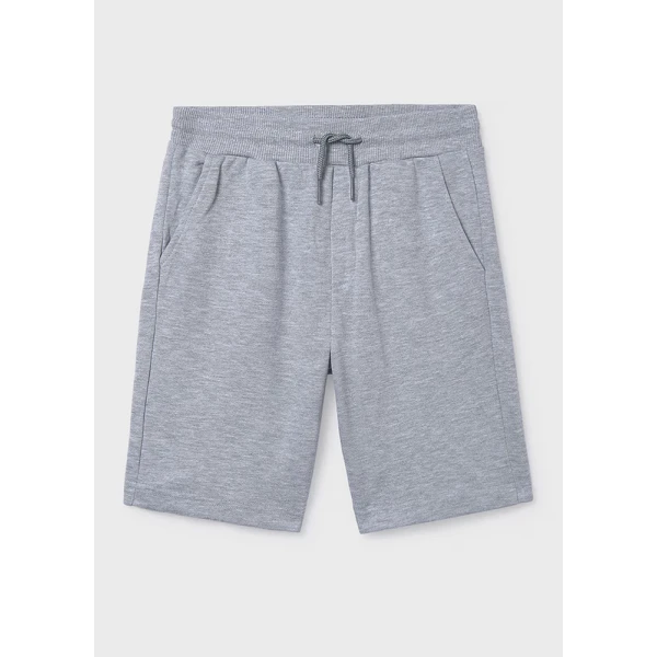 MAYORAL BERMUDA PANTS FLEECE BASIC GREY MELANGE