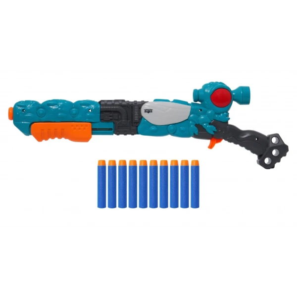 FAST SHOTS ALIEN GEN SONIC FLYTRAP WITH 10 FOAM DARTS 