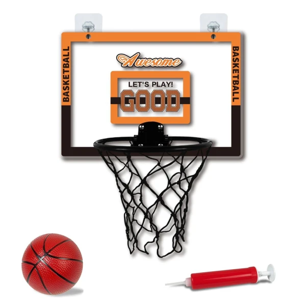 BASKETBALL BACKBOARD WITH BALL