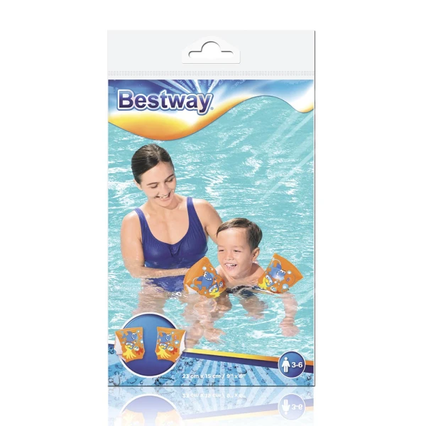 BESTWAY ΦΟΥΣΚΩΤΑ ΜΠΡΑΤΣΑΚΙΑ 23X15 εκ. FRIENDLY FISH