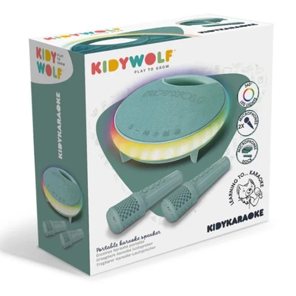 KIDYWOLF ΗΧΕΙΟ ΚΑΡΑΟΚΕ ΜΕ 2 ΜΙΚΡΟΦΩΝΑ