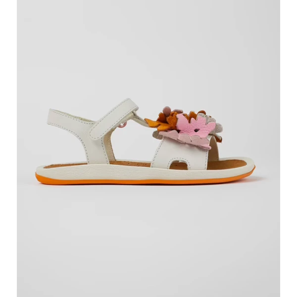 CAMPER KIDS SANDALS GIRL TWINS MULTICOLOUR ORANGE