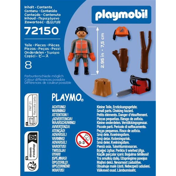 PLAYMOBIL SPECIAL PLUS ΞΥΛΟΚΟΠΟΣ ΜΕ ΑΛΥΣΟΠΡΙΟΝΟ