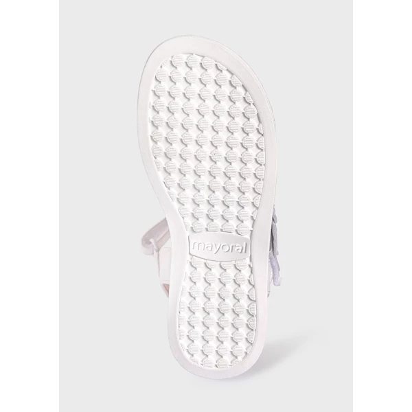 SANDALS LEAF PLATINUM BLOND