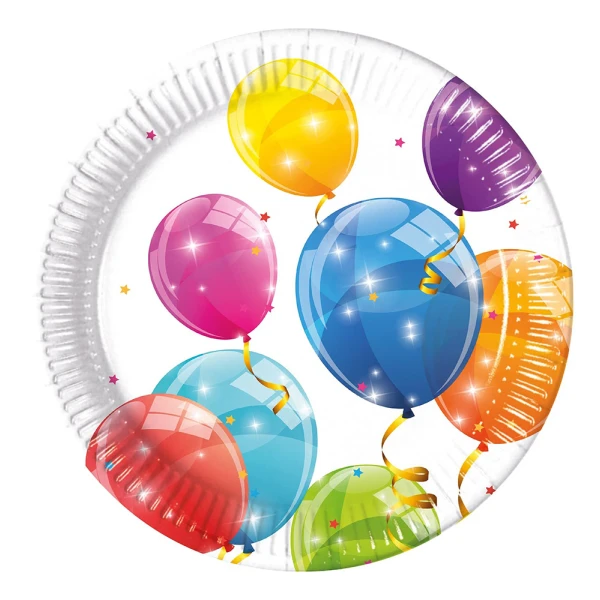 ΠΙΑΤΑ ΜΕΓΑΛΑ 23 εκ. SPARKLING BALLOONS KOKLIKO 8 τεμ.
