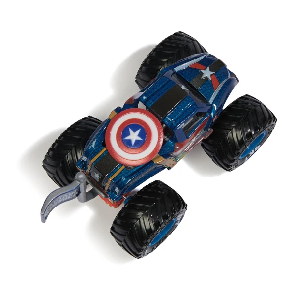 MONSTER JAM VEHICLE MARVEL 1 PACK 1:64 - SEVERAL DESIGNS