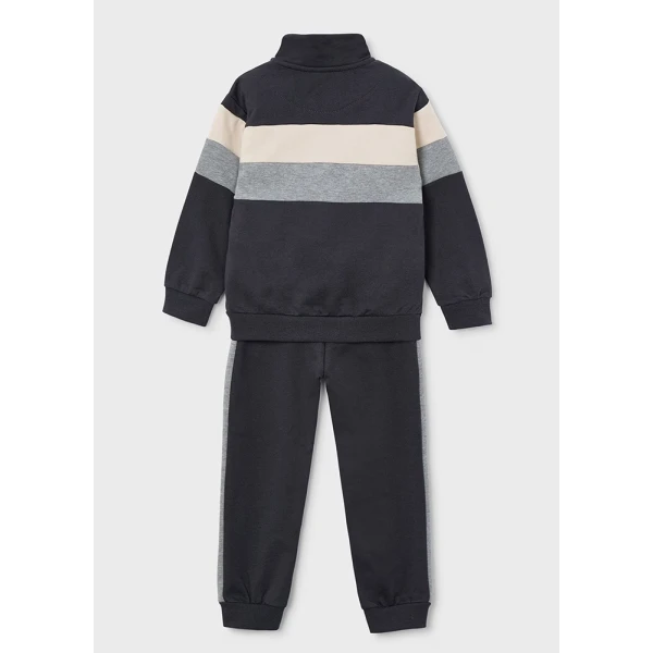 MAYORAL TRACKSUIT COLOR BLOCK GREY 