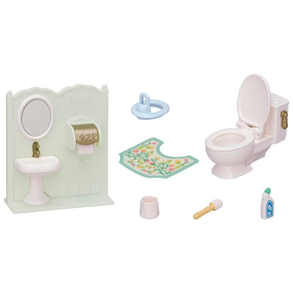 THE SYLVANIAN FAMILIES ΣΕΤ ΤΟΥΑΛΕΤΑΣ