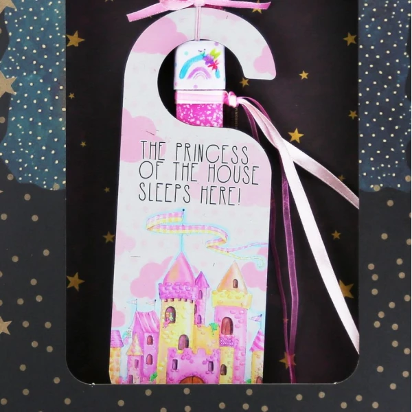 SYNCHRONIA HANDMADE CANDLE 30 cm DOOR HANGER - CASTLE