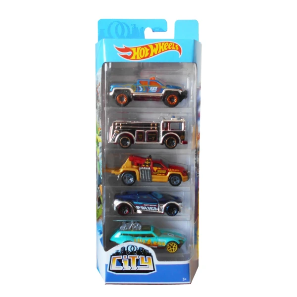 ΑΥΤΟΚΙΝΗΤΑΚΙΑ HOT WHEELS ΣΕΤ ΤΩΝ 5 - ΔΙΑΦΟΡΑ ΣΧΕΔΙΑ