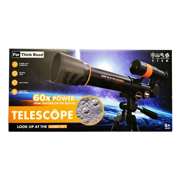 ASTRONOMICAL TELESCOPE UP TO X60 WITH TRIPOD