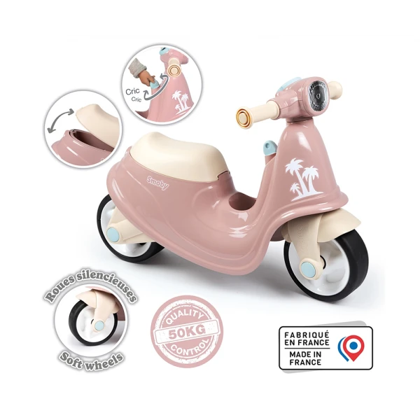 SMOBY SCOOTER RIDE-ON PINK