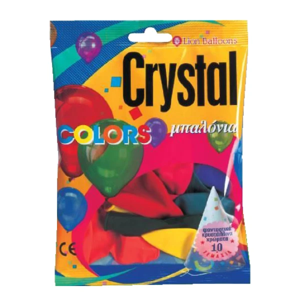 BBS BALLOONS CRYSTAL R100 / 10 PCS.
