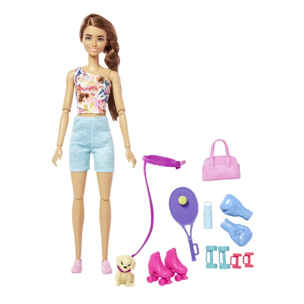 DOLL BARBIE WELLNESS BEAUTY DAY - GYMNASTICS