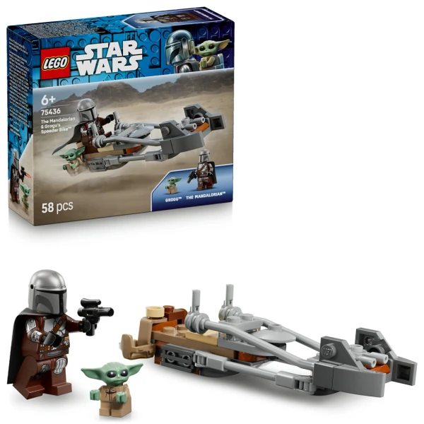 LEGO® STAR WARS™ THE MANDALORIAN & GROGU’S SPEEDER BIKE™