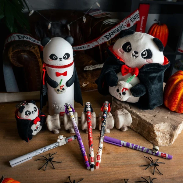 LEGAMI SUPER SOFT PLUSH KEY RING HALLOWEEN PANDA