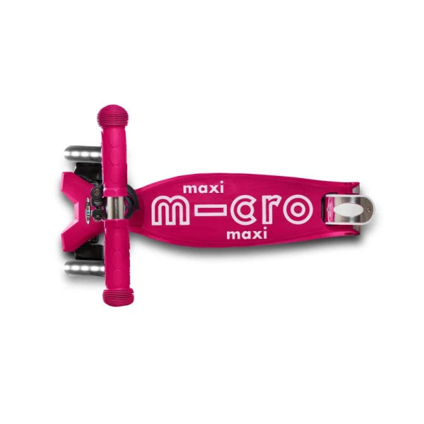 MICRO 3ΤΡΟΧΟ ΠΑΤΙΝΙ MAXI MICRO DELUXE LED ΦΟΥΞΙΑ