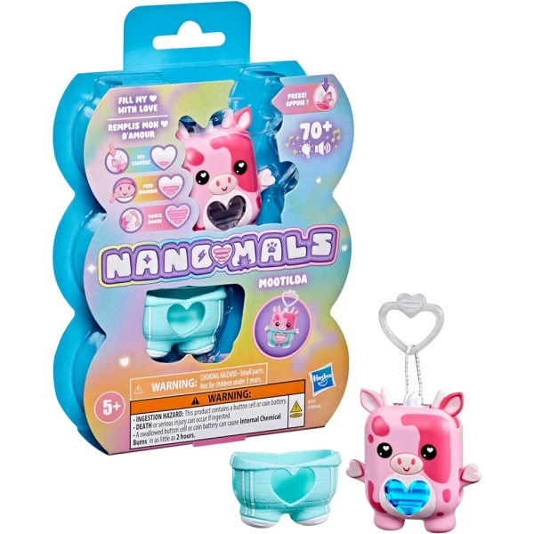 NANO-MALS ELECTRONIC FIDGET PET - MOOTILDA THE STRAWBERRY COW