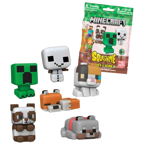 MINECRAFT BAG SQUISHY SERIES 5 SURPRISE