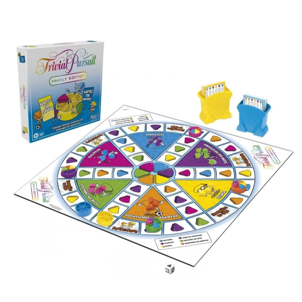 ΕΠΙΤΡΑΠΕΖΙΟ ΠΑΙΧΝΙΔΙ TRIVIAL PURSUIT FAMILY EDITION ΕΛΛΗΝΙΚΗ ΕΚΔΟΣΗ