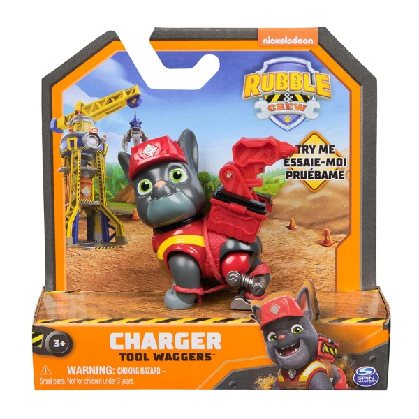 PAW PATROL RUBBLE & CREW ΜΙΝΙ ΚΟΥΤΑΒΙΑ ΔΡΑΣΗΣ TOOL WAGGERS - 4 ΣΧΕΔΙΑ