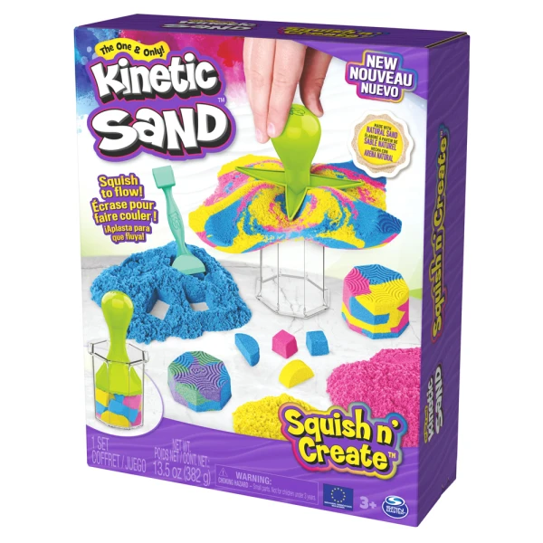 KNS KINETIC SAND SQUISH N\' CREATE