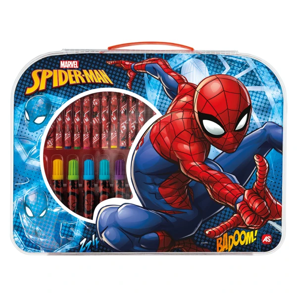 AS ART CASE DRAWING SET MARVEL SPIDERMAN FOR AGES 3+