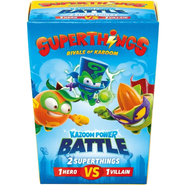 SUPERTHINGS KAZOOM POWER BATTLE ΣΕΤ 2 ΦΙΓΟΥΡΕΣ ΕΚΠΛΗΞΗ