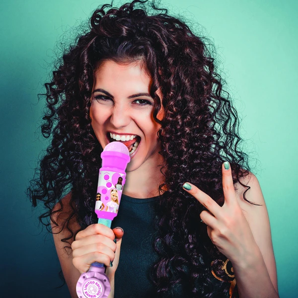 LEXIBOOK ΜΙΚΡΟΦΩΝΟ BARBIE TRENDY ΜΕ ΦΩΤΙΣΜΟ ΚΑΙ ΗΧΕΙΟ