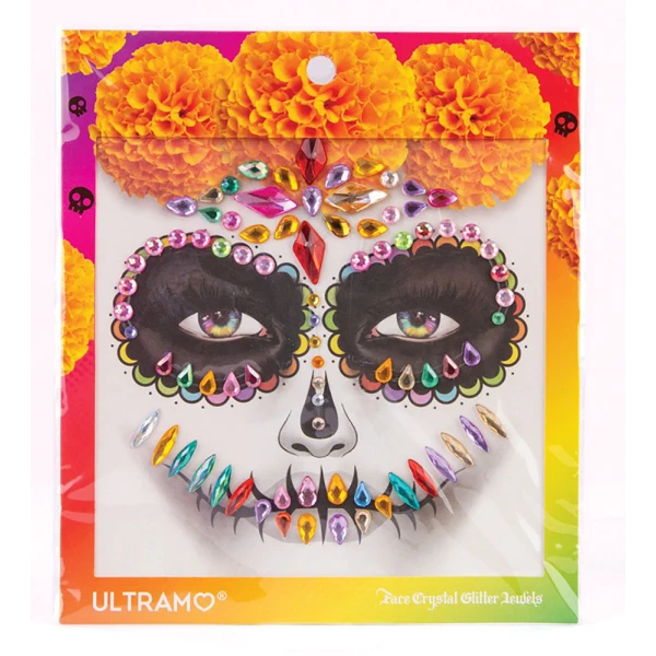 CARNIVAL ACCESSORY FACE STICKERS - 5 DESIGNS