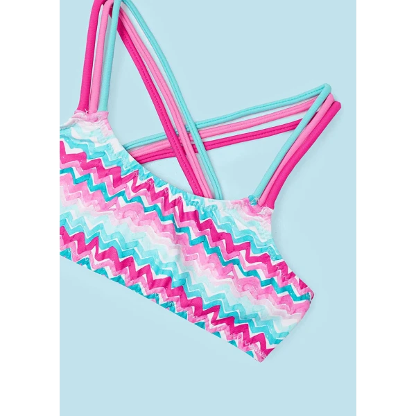 MAYORAL BIKINI STRIPS FUCHSIA