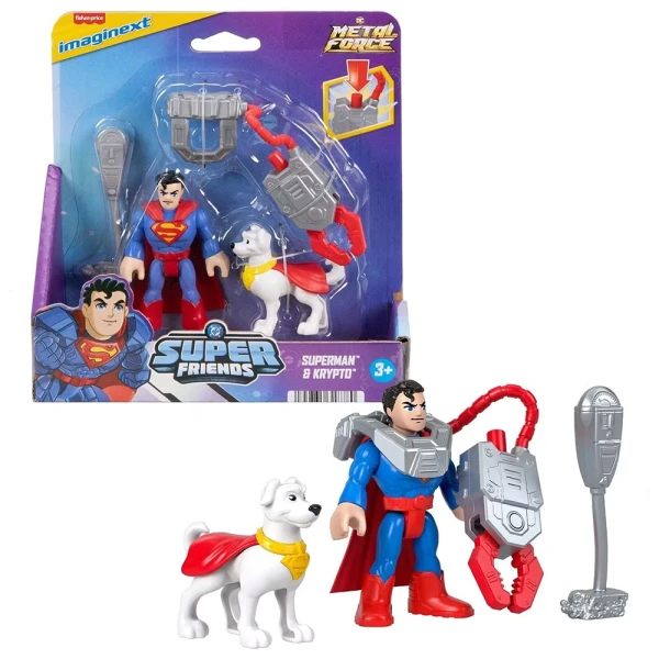 IMAGINEXT DCSF SUPERMAN FIGURE WITH ACCESSORIES