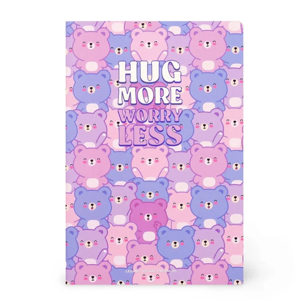 LEGAMI NOTEBOOK A5 PLAIN MEDIUM - TEDDY BEAR