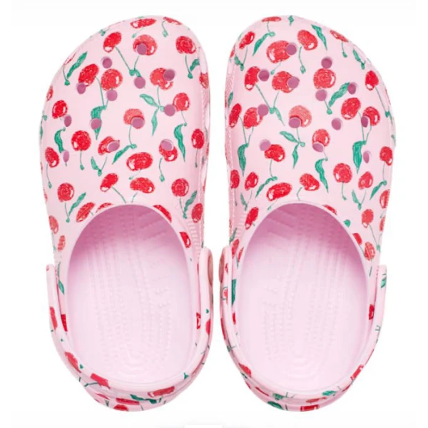 CROCS CLASSIC FRESH FRUITS CLOG K PINK MILK