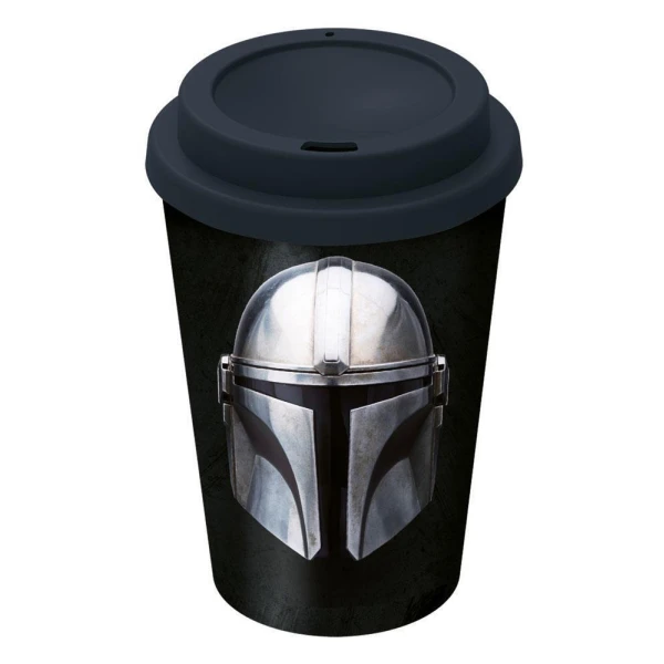 ΠΛΑΣΤΙΚΗ ΚΟΥΠΑ ΚΑΦΕ ΜΕ ΔΙΠΛΟ ΤΟΙΧΩΜΑ 390ml STAR WARS THE MANDALORIAN