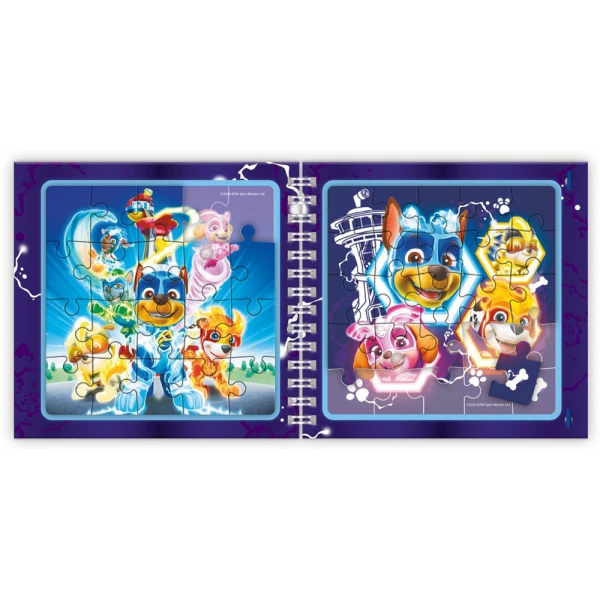 ΣΕΤ ΤΩΝ 2 ΜΑΓΝΗΤΙΚΩΝ ΠΑΖΛ PAW PATROL MIGHTY PUPS SUPER PAWS TRAVEL