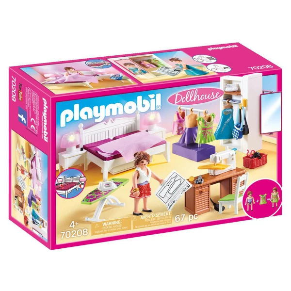 PLAYMOBIL ΚΟΥΚΛΟΣΠΙΤΟ - ΥΠΝΟΔΩΜΑΤΙΟ ΜΕ ΑΤΕΛΙΕ ΡΑΠΤΙΚΗΣ