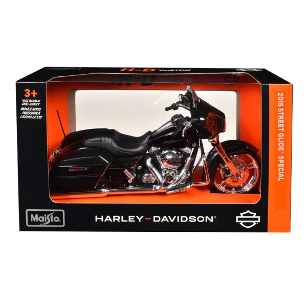 MAISTO 1:12 H-D MOTORCYCLES 2015 STREET GLIDE SPECIAL BLACK