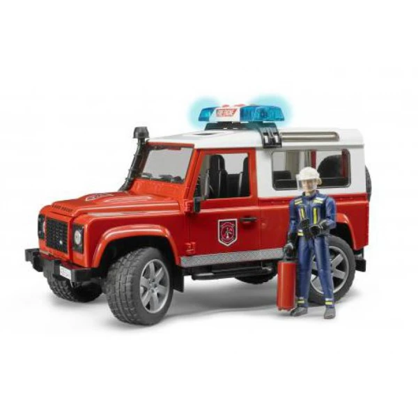 BRUDER ΠΥΡΟΣΒΕΣΤΙΚΟ LAND ROVER STATION WAGON ΜΕ ΠΥΡΟΣΒΕΣΤΗ