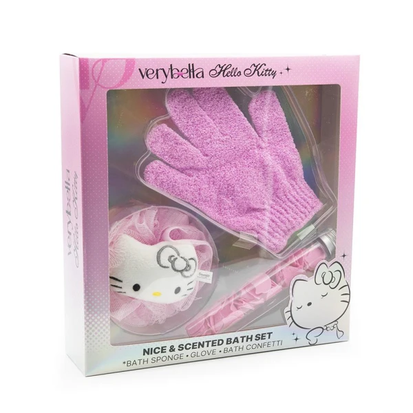 VERY BELLA HELLO KITTY NICE & SCENTED BATH SET