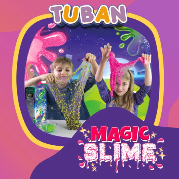 TUBAN DIY SLIME MAGIC PINK XL