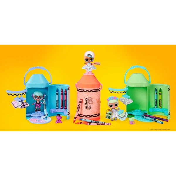 L.O.L. SURPRISE LOVES CRAYOLA STUDIO ΖΩΓΡΑΦΙΚΗΣ ΜΕ ΚΟΥΚΛΑ