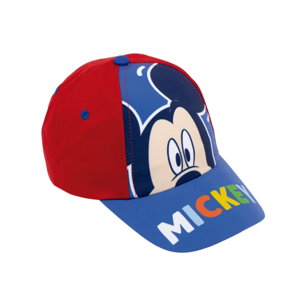 COTTON/PLY HAT MICKEY KIDS 48/51 - RED