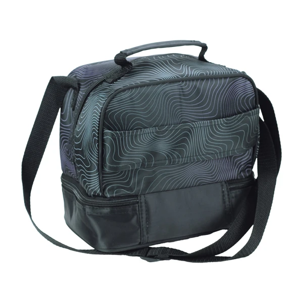 OVAL LUNCH BAG K-POP DEMON HUNTERS BLACK HUNTRIX