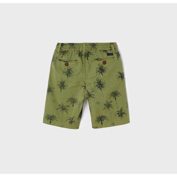 MAYORAL STAMPED BERMUDA SHORTS GREEN