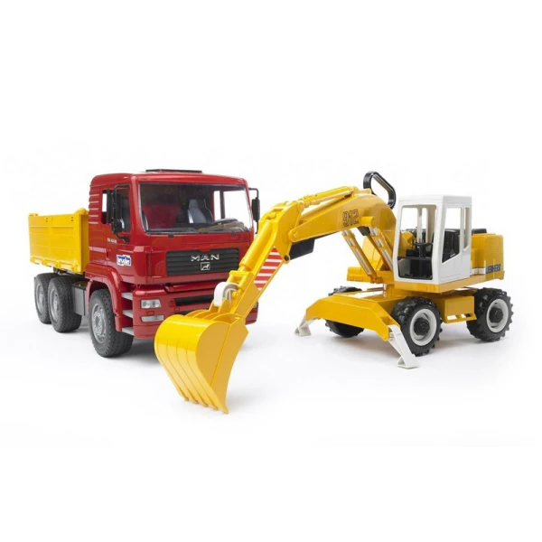 BRUDER ΧΩΜΑΤΟΥΡΓΙΚΟ ΦΟΡΤΗΓΟ ΜΑΝ ΜΕ ΕΚΣΚΑΦΕΑ LIEBHERR BR002751
